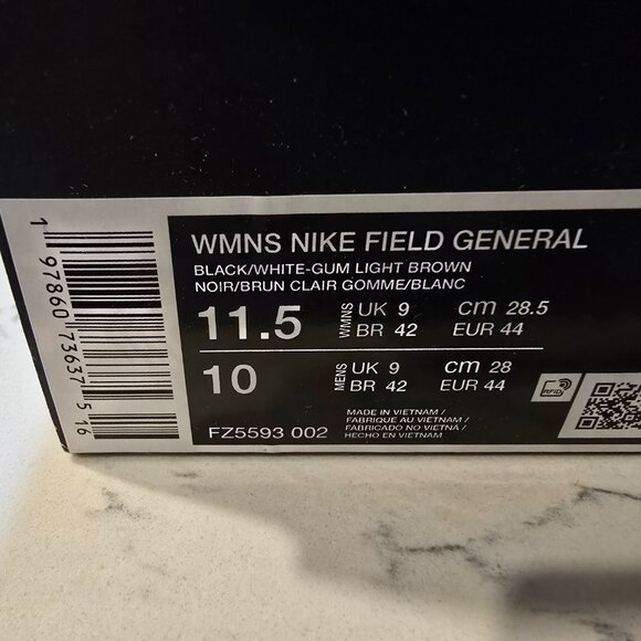 Nike Field General 82 SP Black Sail Gum Men's Shoe FZ5593-002 SIZE 10 NEW - Picture 9 of 13